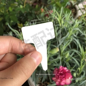 Etiketa za sukulente – plastična oznaka za biljke, T-tip, 1-tip, Šifra: Jeye5gfz