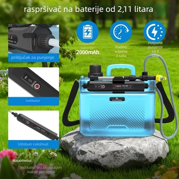 Električni posipač za vrtove i poljoprivredu s 3. stupnjem brzine (Marka: Aviation code; Raspon: vrtovi, poljoprivreda, voćnjaci)