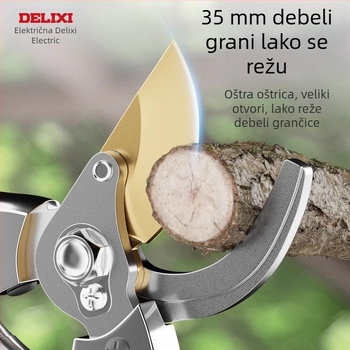 Delixi električne škare za podrezivanje cvjetnih i voćnih stabala, vrtni alat za cijepanje, štednja napora