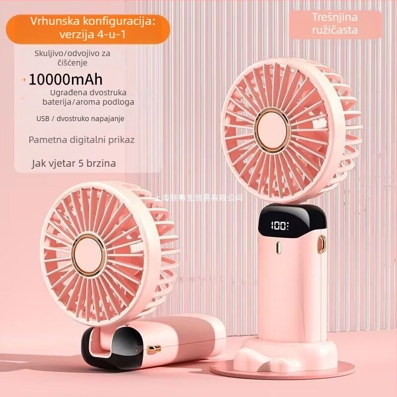 Ručni ventilator, trodijelni set, plastično kućište, mlaznica u obliku ventilatora, ručno podešavanje protoka, za kućno vrtlarenje