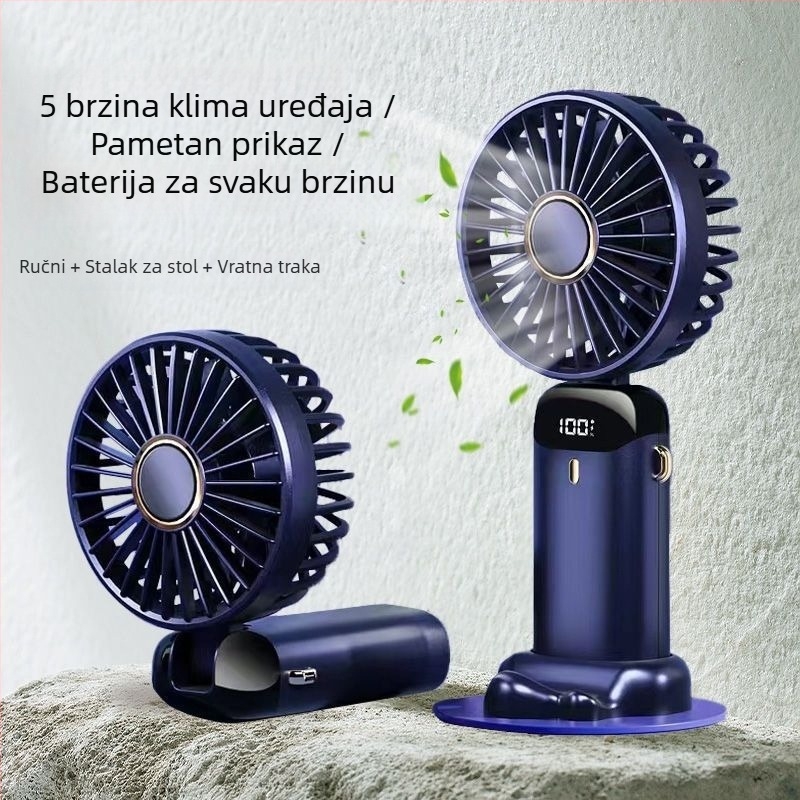 Ručni ventilator, trodijelni set, plastično kućište, mlaznica u obliku ventilatora, ručno podešavanje protoka, za kućno vrtlarenje