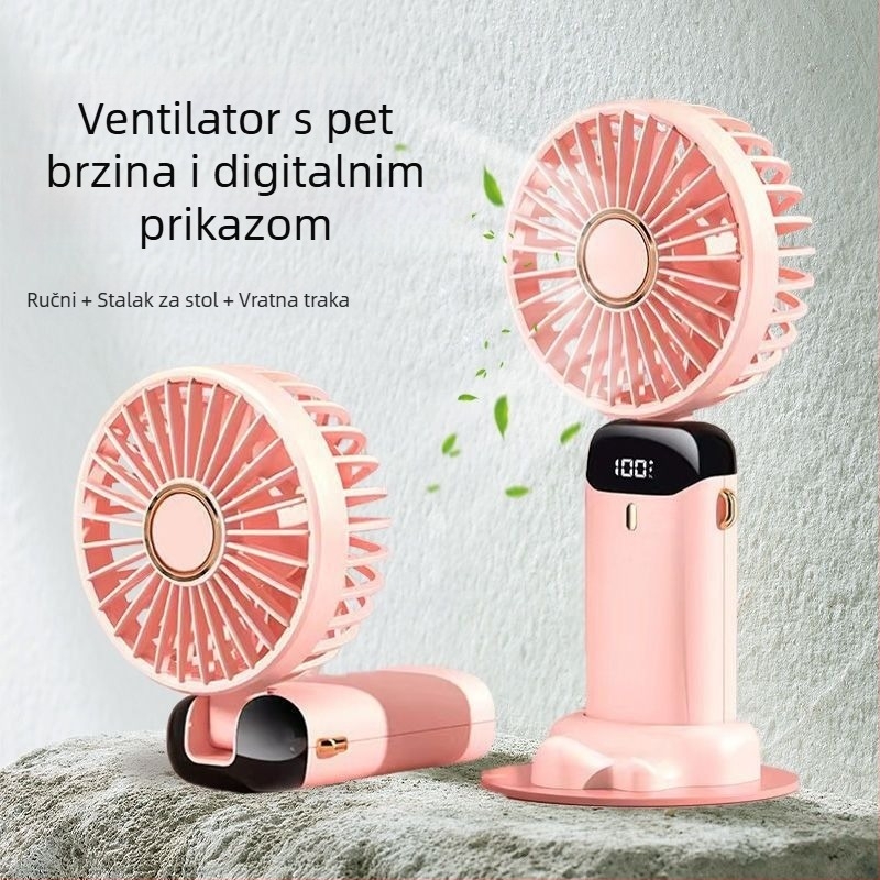 Ručni ventilator, trodijelni set, plastično kućište, mlaznica u obliku ventilatora, ručno podešavanje protoka, za kućno vrtlarenje