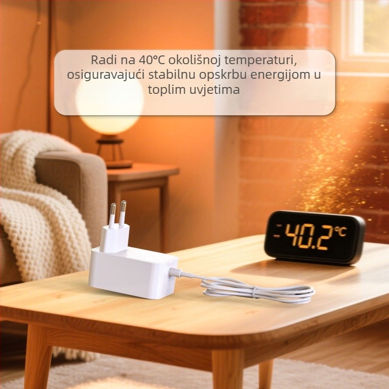 Napajanje adapter 12V 2A, 24W, CCC certificiran, Nacionalni standard, Ulaz 100-240V, za dozator vode za kućne ljubimce i opremu za akvarij