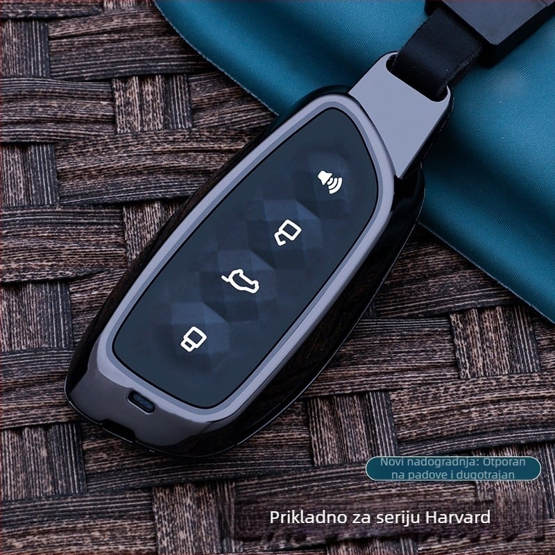 Chong Titanium poklopac za ključ od cinkovog legura za Great Wall Dog (M6, H5, H6) – jednostavan stil, metalna kopča