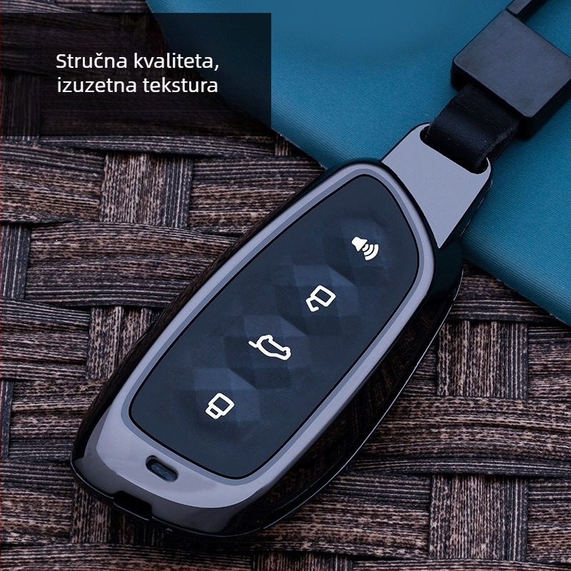 Chong Titanium poklopac za ključ od cinkovog legura za Great Wall Dog (M6, H5, H6) – jednostavan stil, metalna kopča