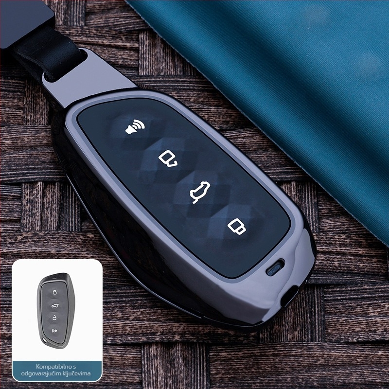 Chong Titanium poklopac za ključ od cinkovog legura za Great Wall Dog (M6, H5, H6) – jednostavan stil, metalna kopča