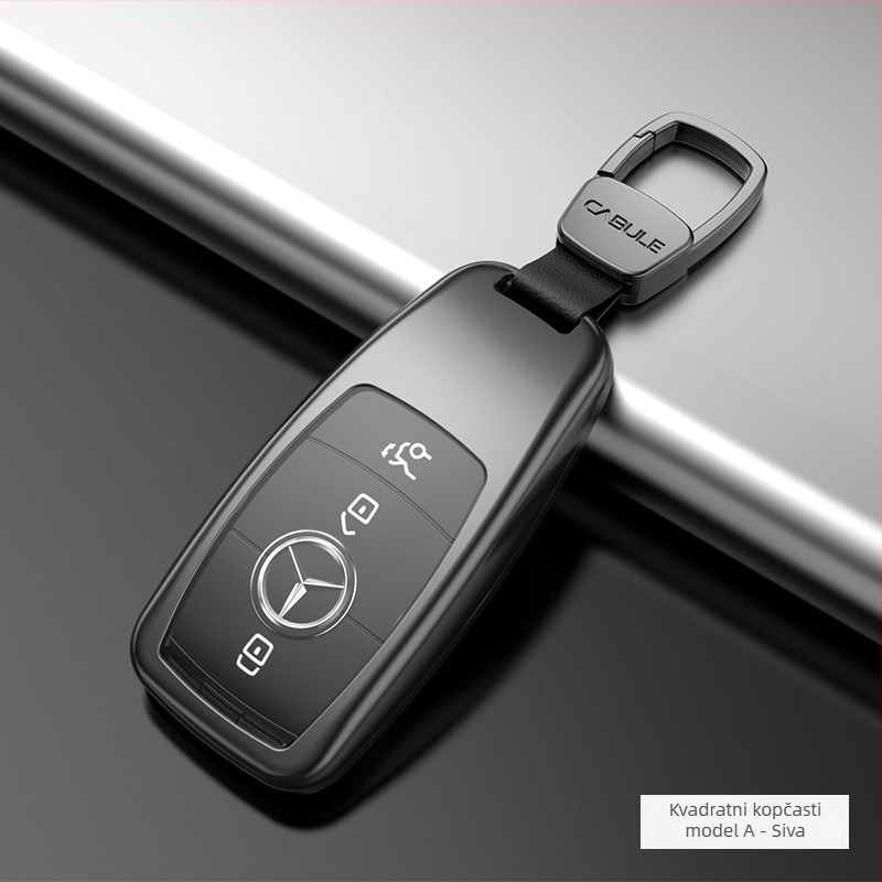 Kućište ključa Mercedes-Benz od aluminijske legure | vrhunsko, prilagodljivo, kompatibilno s E-klasa, S-klasa, C260L, E200 serijom