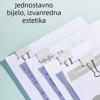 Metalni klip za dokumente – ručni registar klip, Deli group