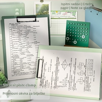 Plastični klip za ploču – uredski klip za dokumente i organizator papira