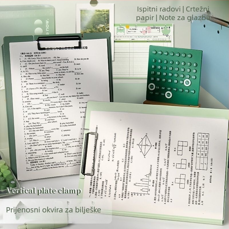 Plastični klip za ploču – uredski klip za dokumente i organizator papira