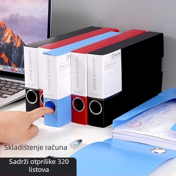 PP kutija za fakture, serija Invoice file box, prilagodljivi logo i obrada