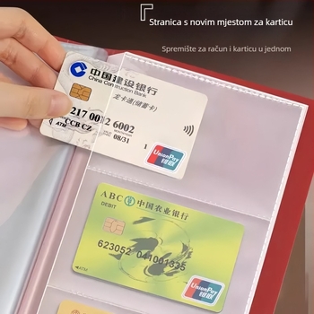 Spremnik za depozitne potvrde, model s kaišem, materijal PP