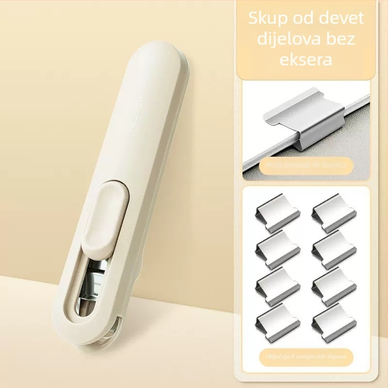 Deli metalni klip-pušer za uredske dokumente