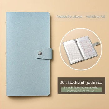 Držač za putovnicu i dokumente, PU materijal, jednobojni dizajn, unisex, proljeće 2025, novi nacionalni trend