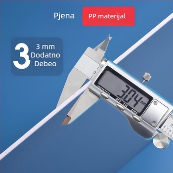 Telford plastični dokument folder s jednim snažnim klipom, debljina ploče 5 mm