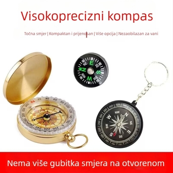 Putni kompas – nehrđajući čelik, funkcija kompas, vodootporan