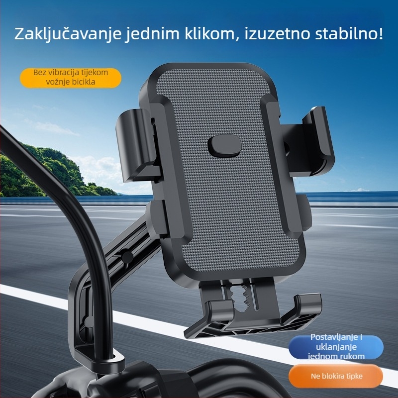 MT-56 Držač telefona za automobile, električna vozila i motocikle – ABS, kompatibilan sa svim telefonima, otporn na vibracije navigacija