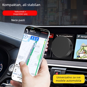 Držač za telefon u automobilu – dvostrani vakuumski držač za punjenje, magnetsko učvršćenje, univerzalni dizajn, mogućnost prilagodbe