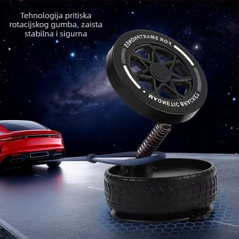 Držač za telefon na ploči automobila s bežičnim daljinskim upravljačem i punjenjem, ABS materijal, univerzalna prilagodba, prilagodljiv