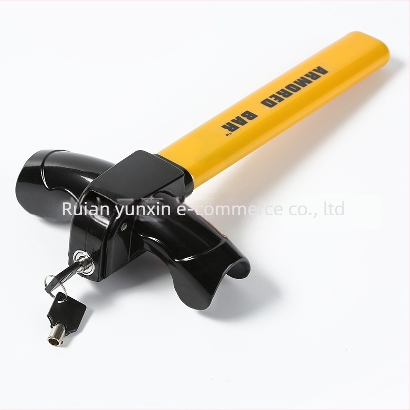 Zamka za volan automobila – T-dizajn, metalno kućište, Plum Blossom cilindar, univerzalna primjena