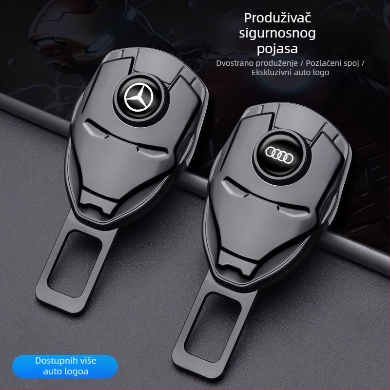 Proširivač sigurnosnog pojasa za automobil sa sigurnosnim zaključavanjem (model sjb, ABS, Snap-on ugradnja, automobilna strana)