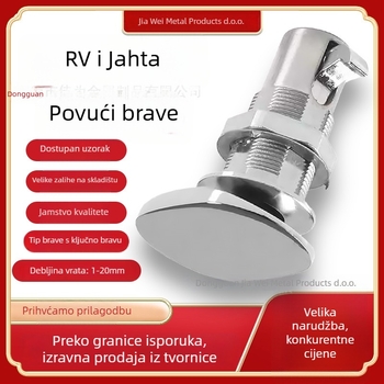 D01 Brava tipa ključa za RV ormariće i vrata | cinkova legura/ABS, za RV ormariće, viseća vrata i ladice, moderni stil
