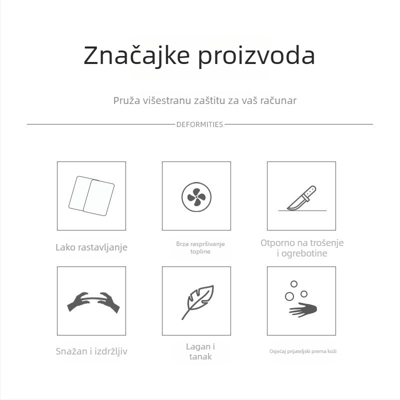 Zaštitno kućište za MacBook Pro i MacBook Air – HRHPYM, plastika