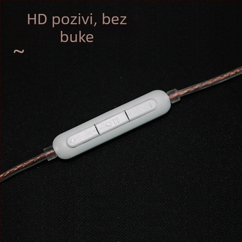 CVJ originalni dvostruko paralelni 2-pinski 0,78 mm S-pin audio kabel, duljina 1.2 m, jezgro od čistog bakra, bakar bez kisika, niklovani