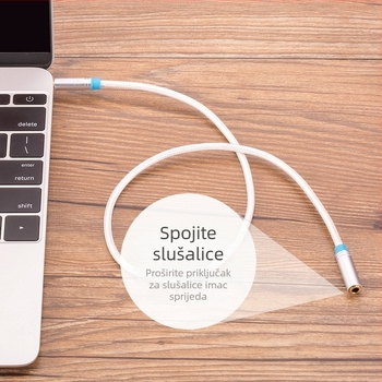 Audio kabel za računala perifere, sa srebrnim premazom, jezgra od čistog bakra, ROHS, model VAB-B06 BHB BBZ