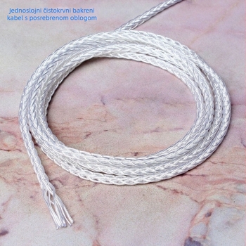 Kabel za slušalice DIY proširenje zvuka – osmerostruki bakreni kabel, model monokrystalni bakar, marka Chang Sheng
