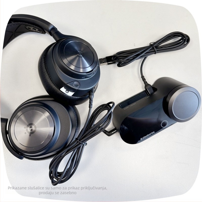 Nova Pro audio kabel za slušalice SteelSeries Arctis Nova Pro — zlatno pozlaćeni priključci, jezgro od čistog bakra, bakar bez kisika