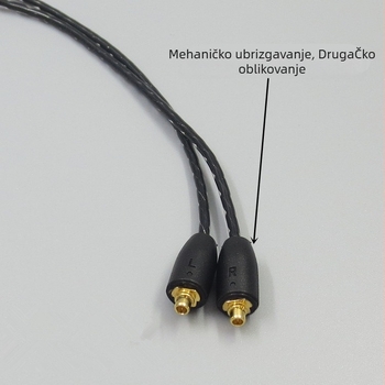 ZSFS ZS0073 Kabel za slušalice, bakreno jezgro, bakreni vodovi bez oksidacije, injekcijsko oblikovan, ROHS certificirano