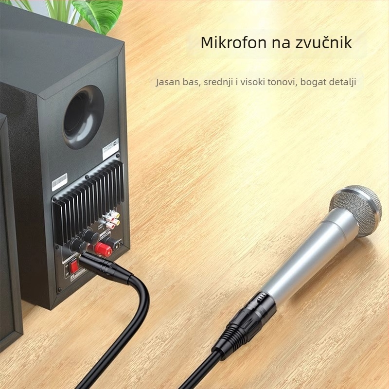 Kabel za zvučnike Flash repairman M4004 – za audio opremu i mikrofon, zlatno obloženo