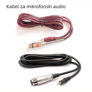 JPMIC kabel za mikrofon XLR samica – 3,5 mm utikač, pozlaćen, jezgro od bakra s cinkovim premazom, za kondenzatorski mikrofon