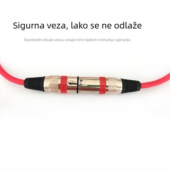 Cannon Audio Line: XLR balansirani audio produžni kabel, muški na ženski, pozlaćeni bakreni vodiči