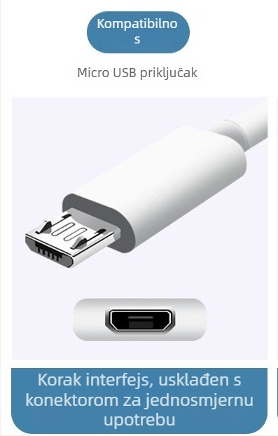 Type-C kabel za punjenje kamere – brzo punjenje – maksimalno 5V2A – PVC materijal