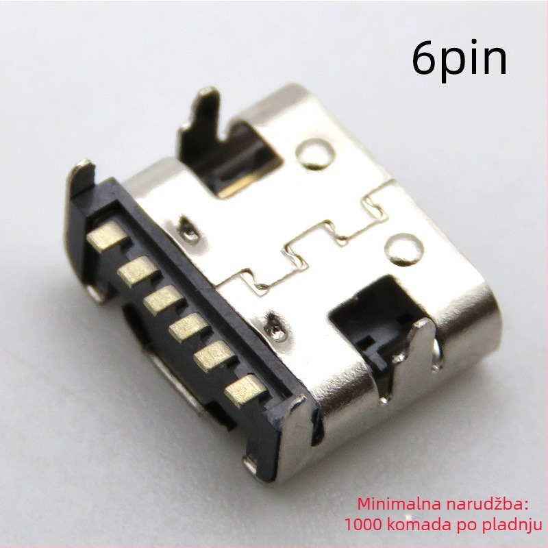 Type-C ženski konektor 16 PIN, 1 jezgra, LCP izolator, FOXECO