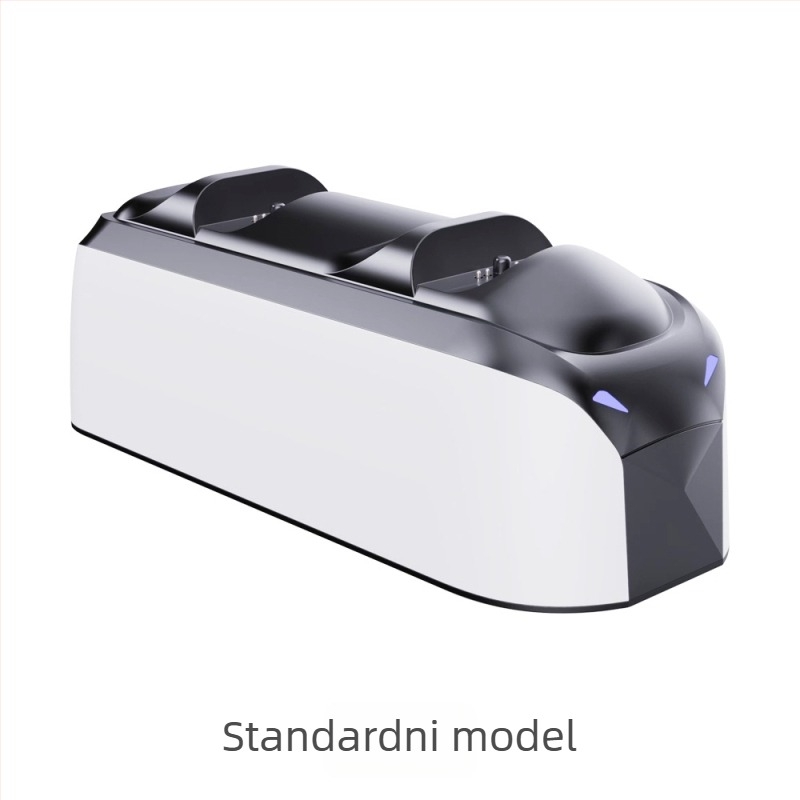 PS5 kontroler dvostruka stanica za punjenje s RGB ambijentalnim svjetlom — brzo punjenje, Type-C sučelje, bakreni kontakti