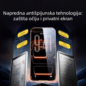 Papami zaštitnik zaslona od kaljenog stakla za iPhone 14 Pro Max – prednji, cijeli zaslon, zaštita privatnosti