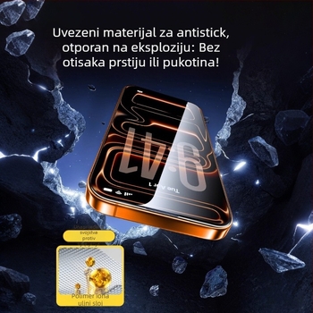 Papami zaštitnik zaslona od kaljenog stakla za iPhone 14 Pro Max – prednji, cijeli zaslon, zaštita privatnosti