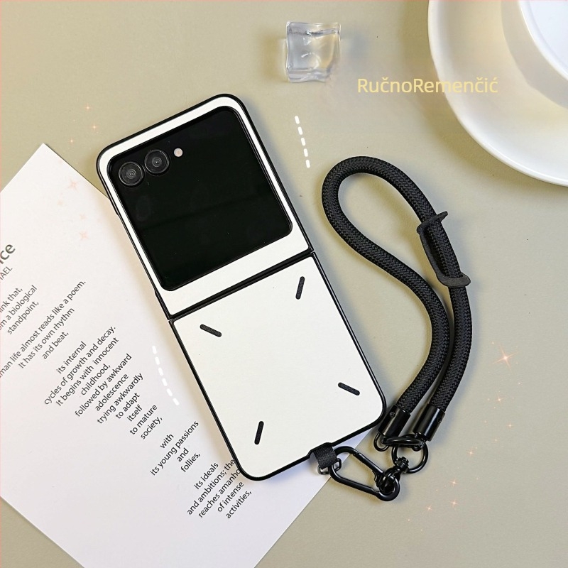 Zaštitna maska za Motorola Razr60, minimalistički stil, umjetna koža s mat završnim slojem, otpornost na pad, mogućnost prilagodbe