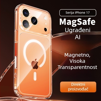 Prozirna magnetska maska za telefon s preciznim otvorima i potpunom zaštitom leće za iPhone 11–14 Pro/Max (Materijal: TPU+PC; Proizvodnja: injekcijsko oblikovanje; Funkcije: magnetsko privlačenje, otpornost na pad)