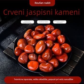 Kristalni grubi kamen jaspis, moderan minimalistički stil, dekorativni šljunak