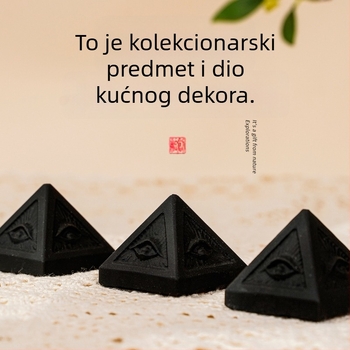 Prirodni kristalni obsidijan – Đavolje oko, izrezbani kamen ukras, mineralni uzorak, dar