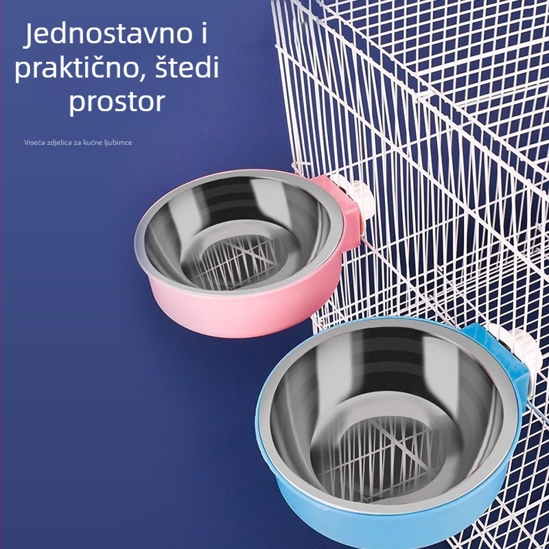 Nova zdjela za mačke i pse u obliku tikve – posude za hranu i vodu otporne na prolijevanje