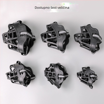 Pasja muzzla, prilagodljiva plastična, protiv ugriza, protiv lajanja, protiv jedenja, zaštitna maska za kućne ljubimce, Marka: Pipi Tao, 240 kom./kutija