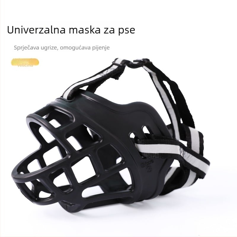 Pasja muzzla, prilagodljiva plastična, protiv ugriza, protiv lajanja, protiv jedenja, zaštitna maska za kućne ljubimce, Marka: Pipi Tao, 240 kom./kutija