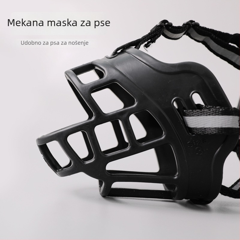 Pasja muzzla, prilagodljiva plastična, protiv ugriza, protiv lajanja, protiv jedenja, zaštitna maska za kućne ljubimce, Marka: Pipi Tao, 240 kom./kutija