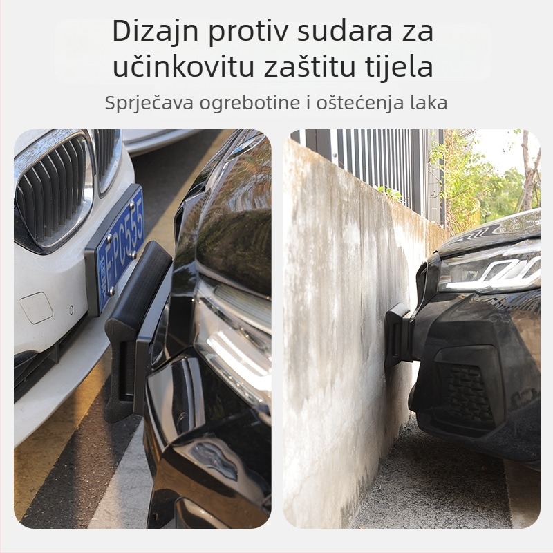 Univerzalni EVA okvir za registracijsku pločicu, dizajn protiv sudara, prilagodljiv (Materijal: EVA; Kompatibilnost: Univerzalna; Prilagodba: Da)