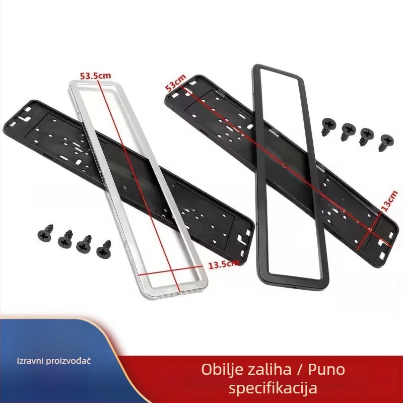 Okvir za registarsku pločicu od nehrđajućeg čelika, model Xgs-cpj, marka XGS, univerzalna kompatibilnost